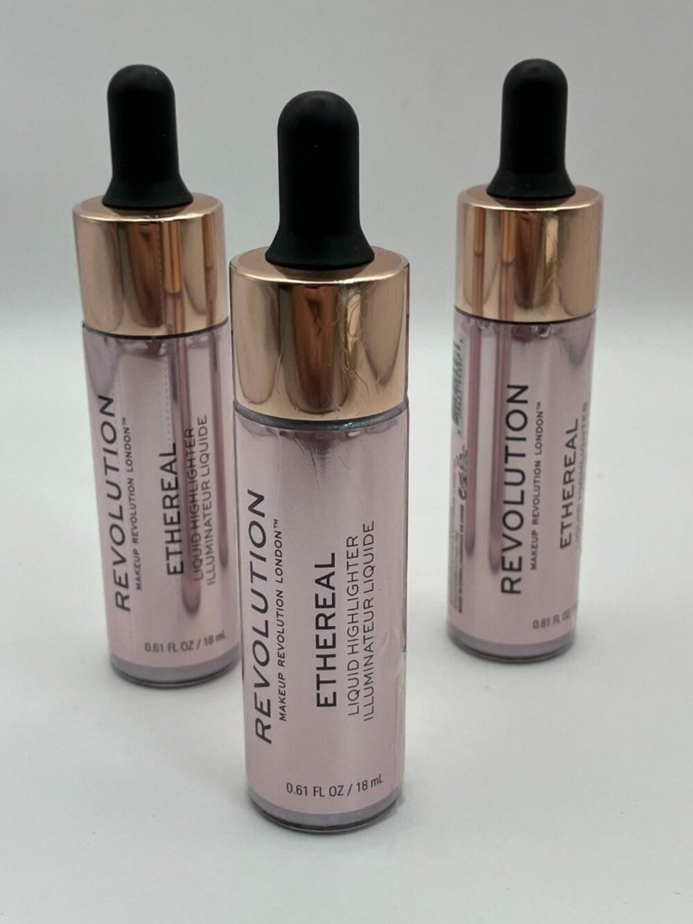 Revolution Liquid Highlighter Ethereal 3 Pack